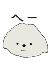 Belle, the bichon frise sticker #11564905