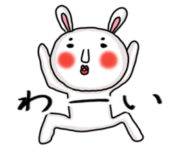 Let's Go MARO rabbit sticker #11565523