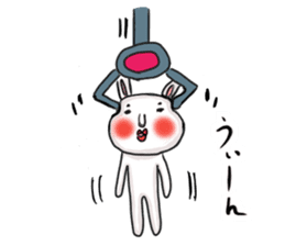 Let's Go MARO rabbit sticker #11565543