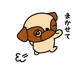 Pug Pug Dog 2 sticker #11565829