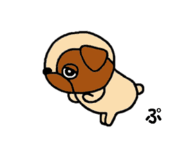 Pug Pug Dog 2 sticker #11565833