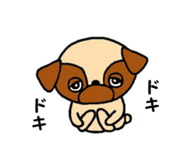 Pug Pug Dog 2 sticker #11565837