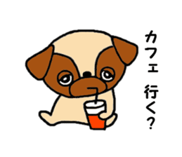 Pug Pug Dog 2 sticker #11565841