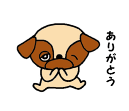 Pug Pug Dog 2 sticker #11565845