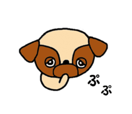 Pug Pug Dog 2 sticker #11565851