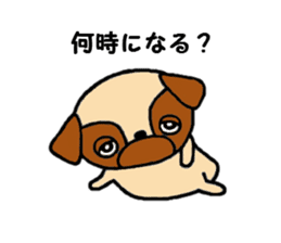 Pug Pug Dog 2 sticker #11565853
