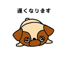Pug Pug Dog 2 sticker #11565855