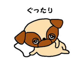 Pug Pug Dog 2 sticker #11565858
