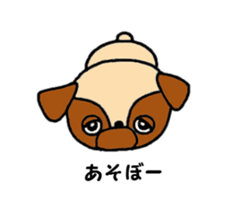 Pug Pug Dog 2 sticker #11565869