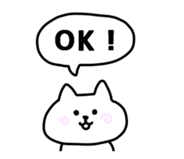 Cat 's balloon sticker #11565809