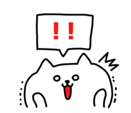 Cat 's balloon sticker #11565815