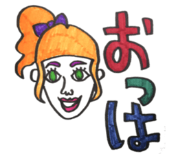 Three letters sticker sticker #11565880