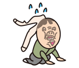 Stocking Man -no Language- sticker #11565996