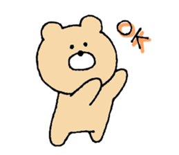 Mr. Bear"Kumao"6 sticker #11566113