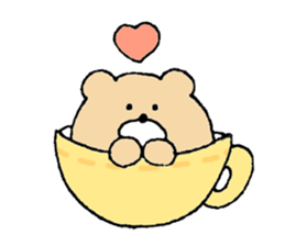 Mr. Bear"Kumao"6 sticker #11566147