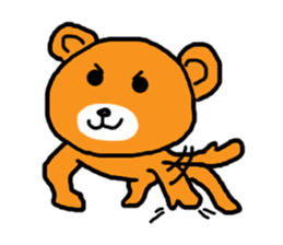 For now bear sticker #11566194
