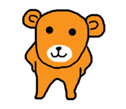 For now bear sticker #11566198