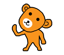 For now bear sticker #11566200