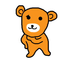For now bear sticker #11566201
