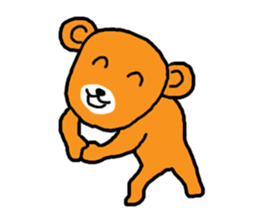 For now bear sticker #11566204