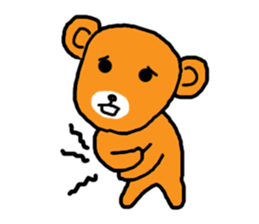 For now bear sticker #11566213