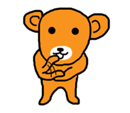 For now bear sticker #11566218
