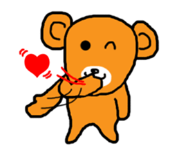 For now bear sticker #11566219