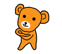 For now bear sticker #11566221