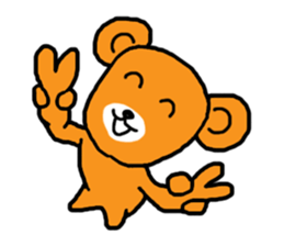 For now bear sticker #11566225