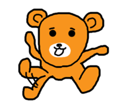 For now bear sticker #11566230