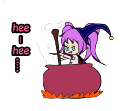 Cool witch  Kururun sticker #11566274