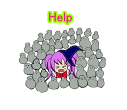 Cool witch  Kururun sticker #11566278