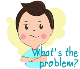 Man South and Girl Northern (English) sticker #11566322