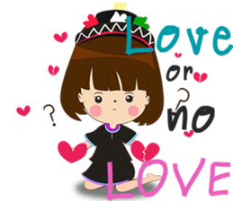 Man South and Girl Northern (English) sticker #11566326