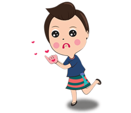 Man South and Girl Northern (English) sticker #11566345