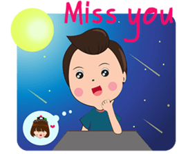 Man South and Girl Northern (English) sticker #11566347