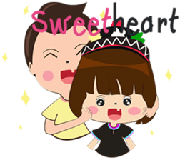 Man South and Girl Northern (English) sticker #11566351