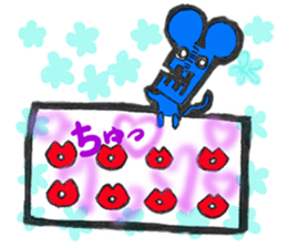 The mouse Third speaks. sticker #11566739