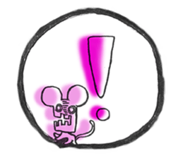 The mouse Third speaks. sticker #11566741