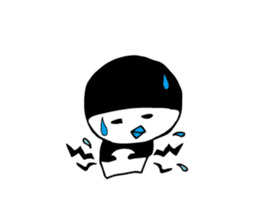 Pattsun penguin handwritten sticker #11569562