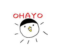 Pattsun penguin handwritten sticker #11569563