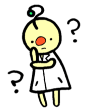 Science student Poppy sticker #11569754