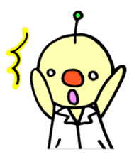 Science student Poppy sticker #11569755