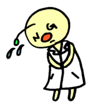 Science student Poppy sticker #11569761