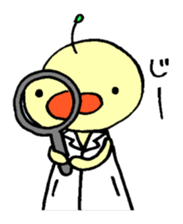 Science student Poppy sticker #11569785
