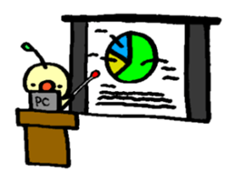 Science student Poppy sticker #11569786
