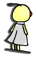 Science student Poppy sticker #11569789