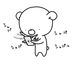 WHITE KUMAO3 sticker #11569954