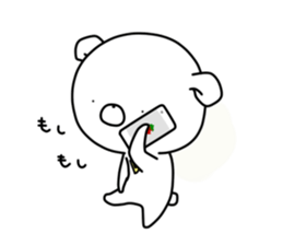 WHITE KUMAO3 sticker #11569955