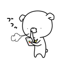 WHITE KUMAO3 sticker #11569956